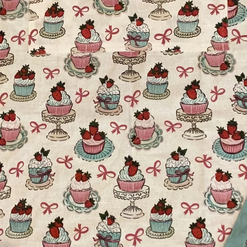 Kitchen Apron with Dessert Motif
